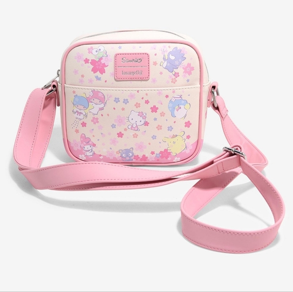 Loungefly Hello Kitty And Friends Cherry Blossom Crossbody Bag - Picture 1 of 7